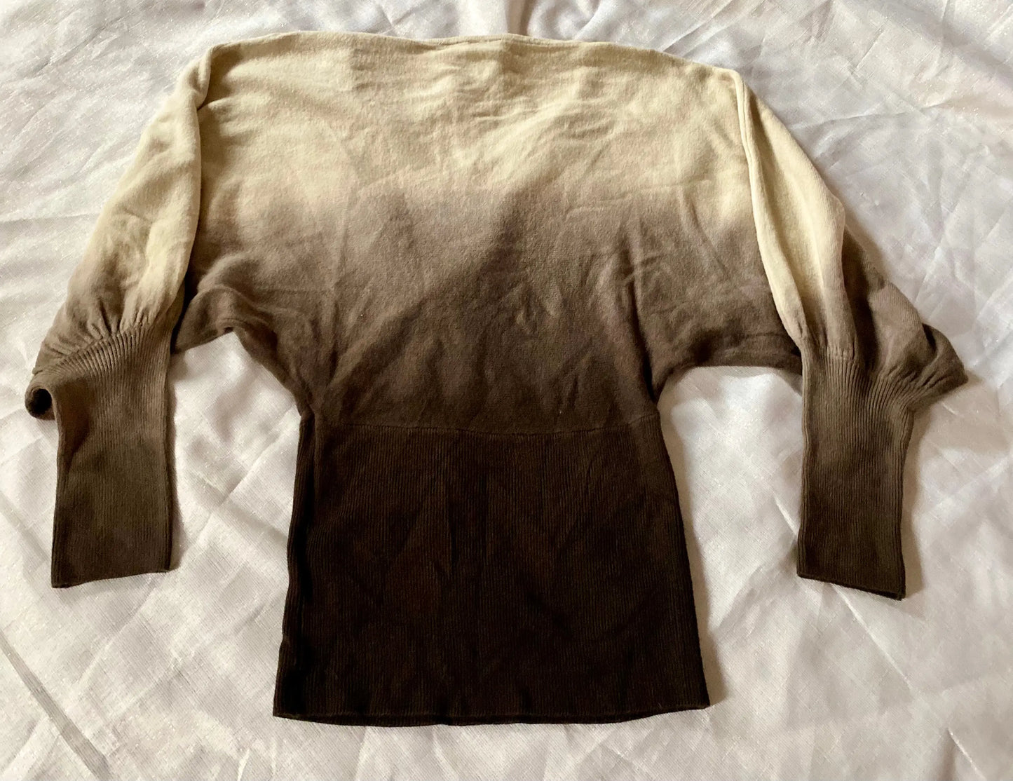 Pull Femme Dégradé Marron à Crème - Body Flirt - Taille 34/36 bon prix