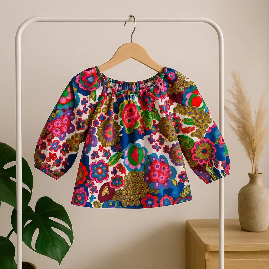Blouse Femme à Motif Floral Multicolore - Taille Unique - Super U superU
