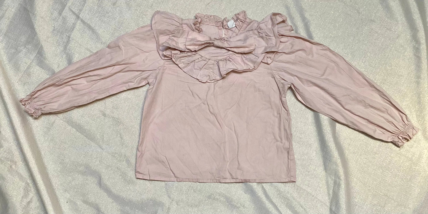 Blouse Fille Col Claudine - Taille 7 ans, Shein shein