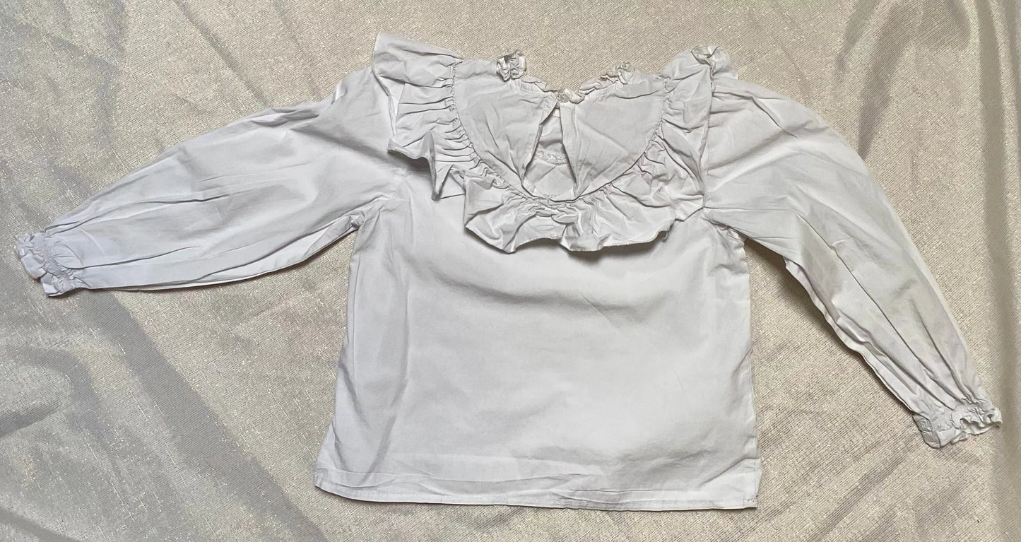 Blouse Fille Col Claudine - Taille 7 ans, Shein shein
