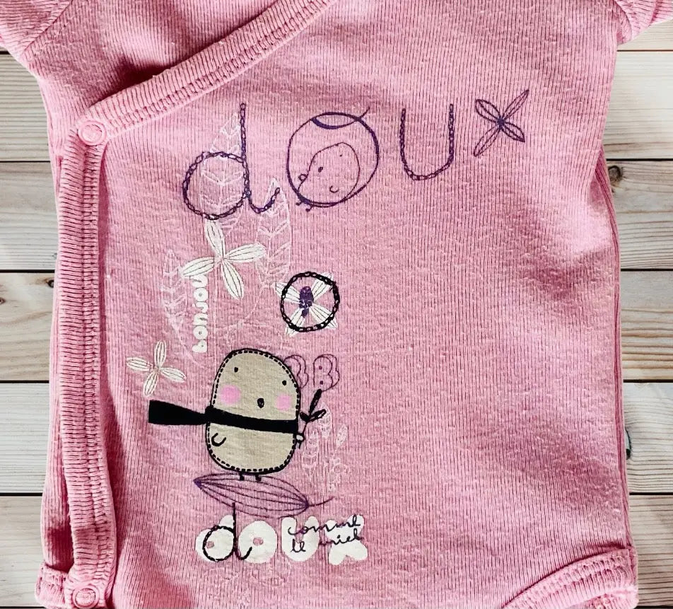 Body Bébé Fille 1 Mois - Rose avec Motifs Nature et Oiseau - Kitchoun by Kiabi kiabi