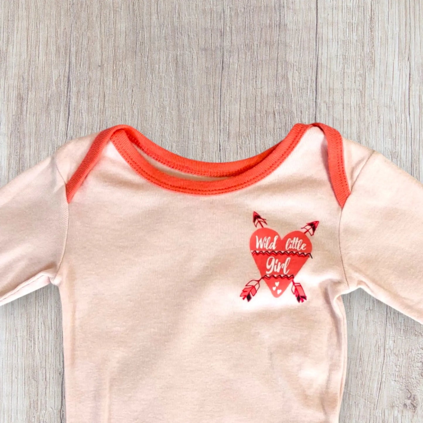 Body Bébé Fille 6Mois Rose - Coeur & Motifs Indiens Lupilu lidl
