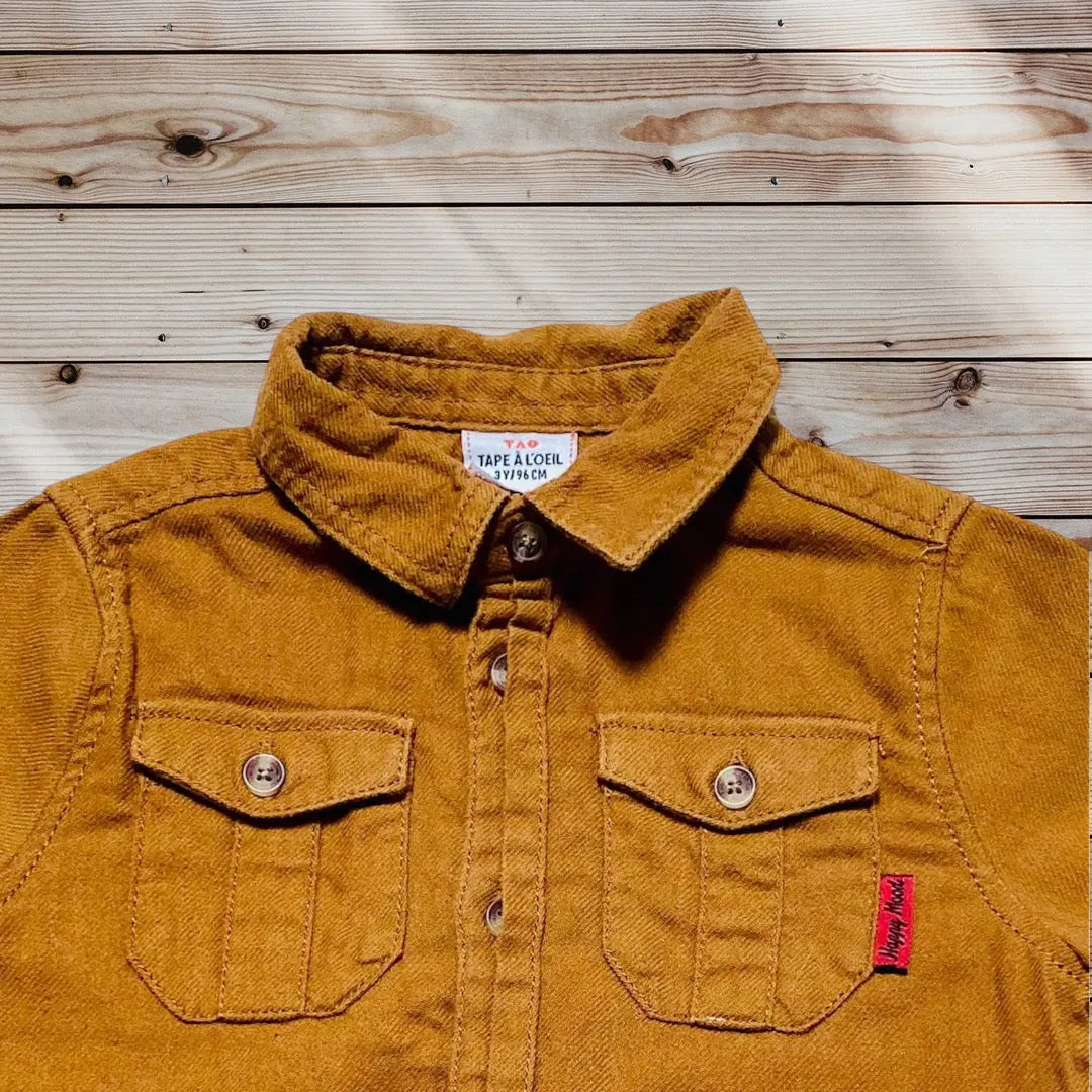 Chemise Épaisse Marron Garçon 3 Ans - Tape à l'Oeil, Style Décontracté tape à l'oeil