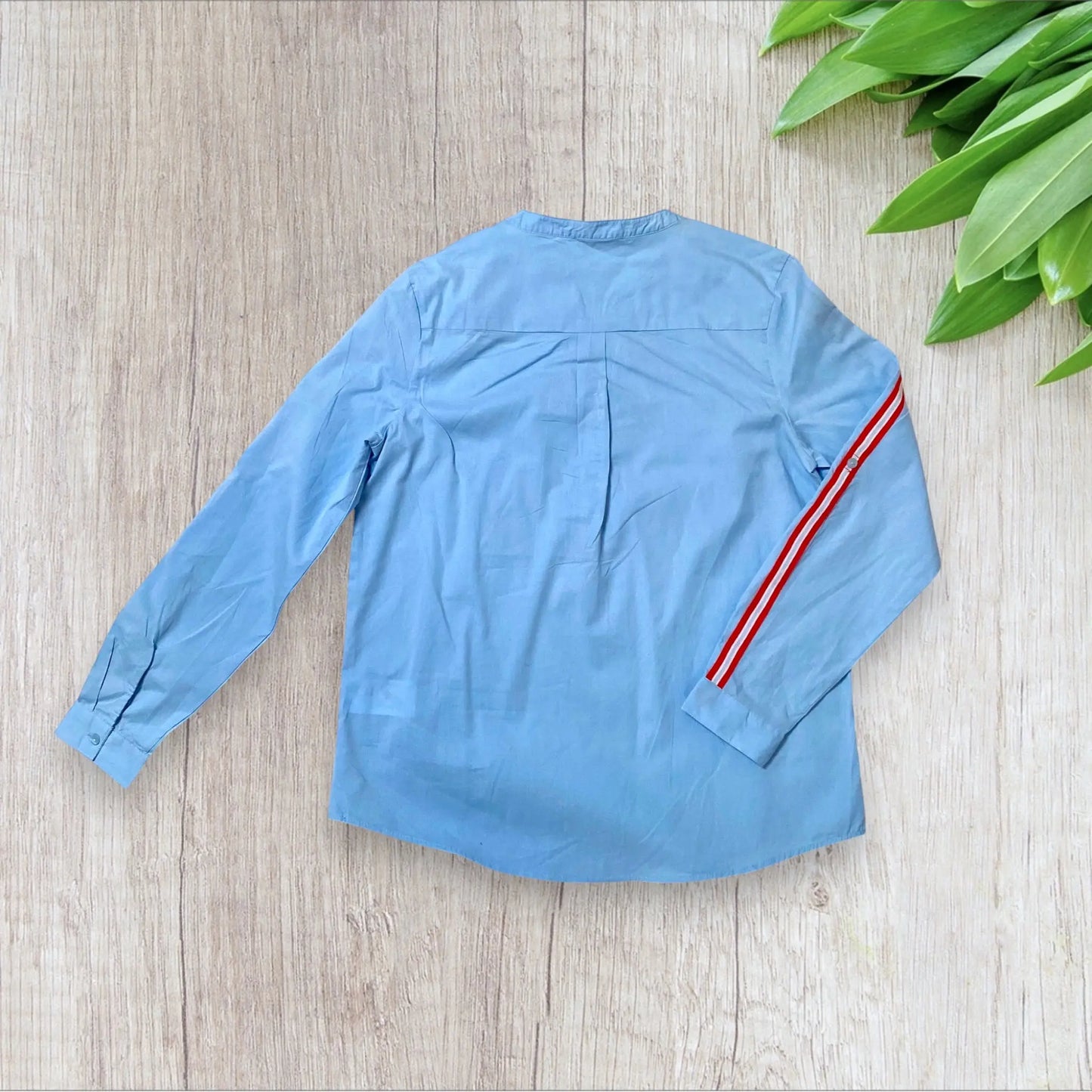 Chemise Femme Esmara Lidl - Bleu Clair à Rayures-Taille 38 esmara