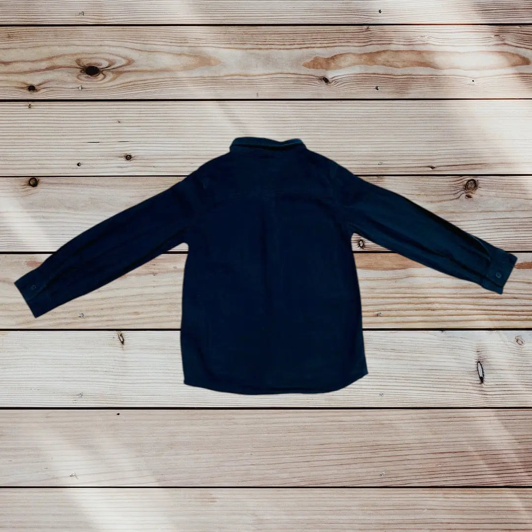 Chemise Garçon 3 Ans Tape à l'Oeil - Bleu Marine avec Détails Brodés tape à l'oeil