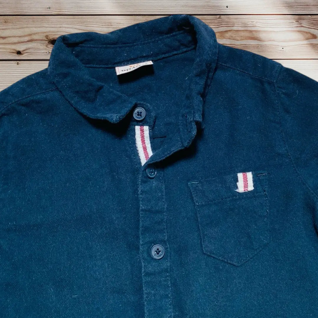 Chemise Garçon 3 Ans Tape à l'Oeil - Bleu Marine avec Détails Brodés tape à l'oeil