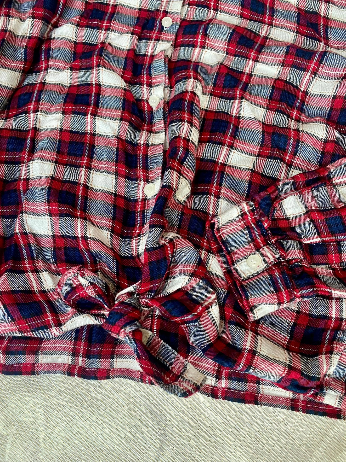 Chemise à Carreaux Nouée Fille 12 ans - Districenter districenter