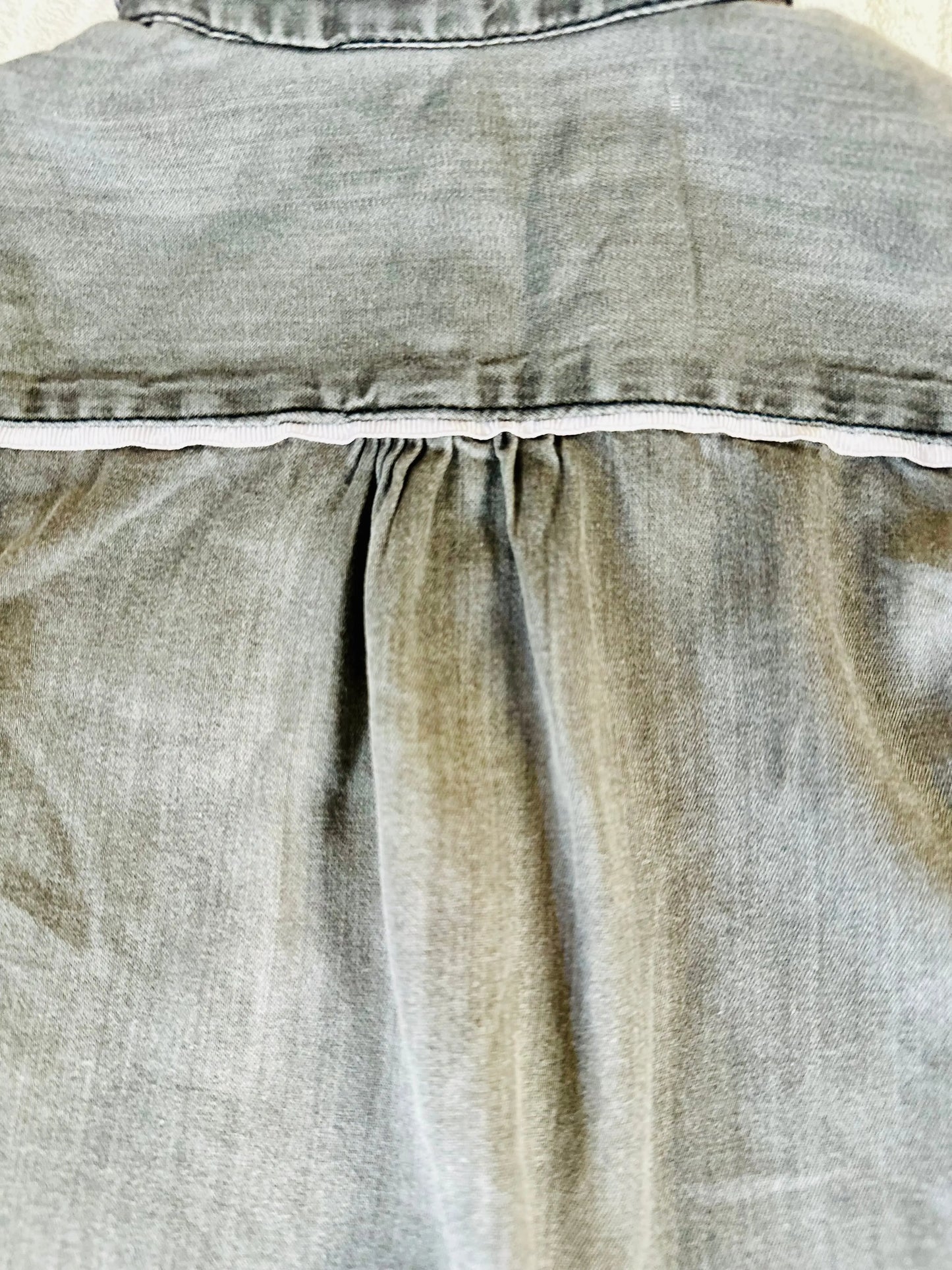 Chemise en jean grise - Bébé fille - Taille 3 mois - Bébé 9 bébé 9
