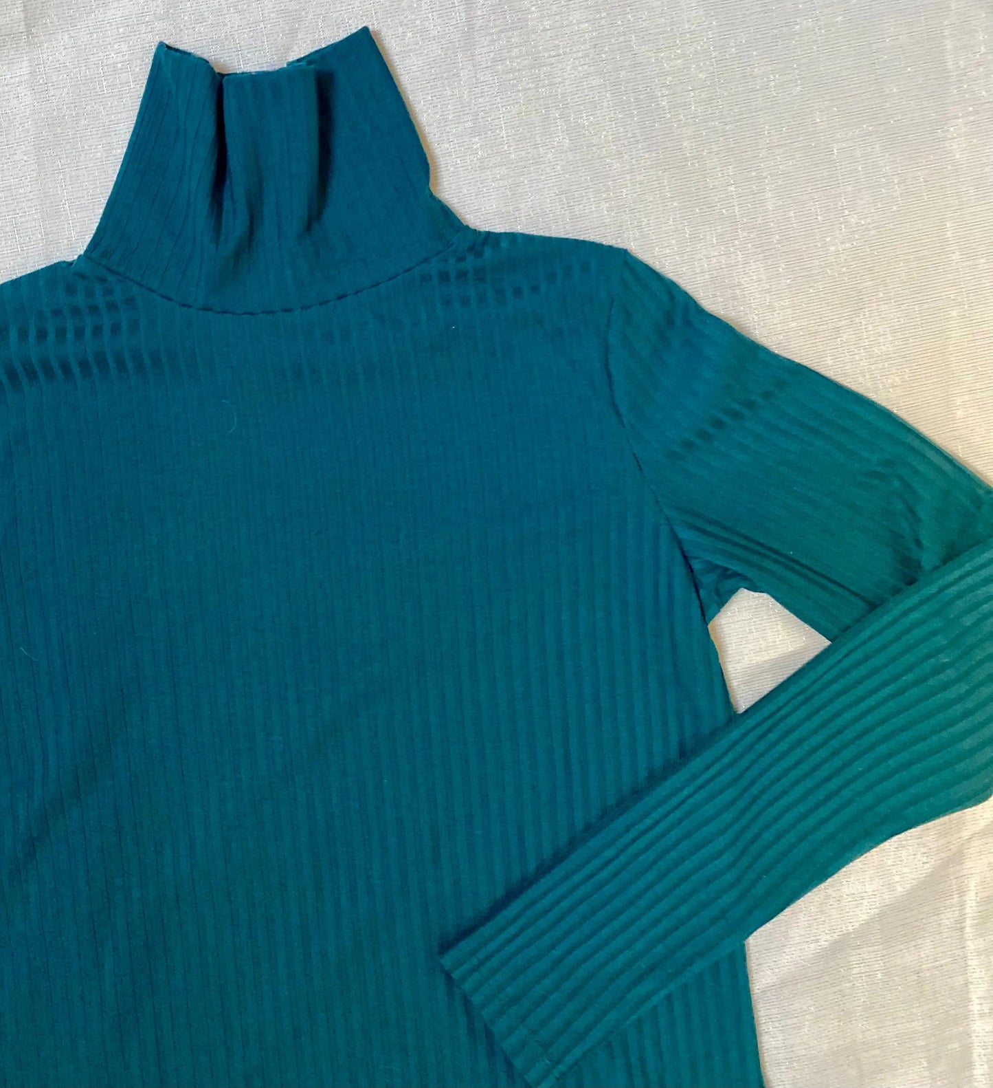 Col Roulé Femme Gémo - Taille S, Manches Longues, Bleu Canard gémo