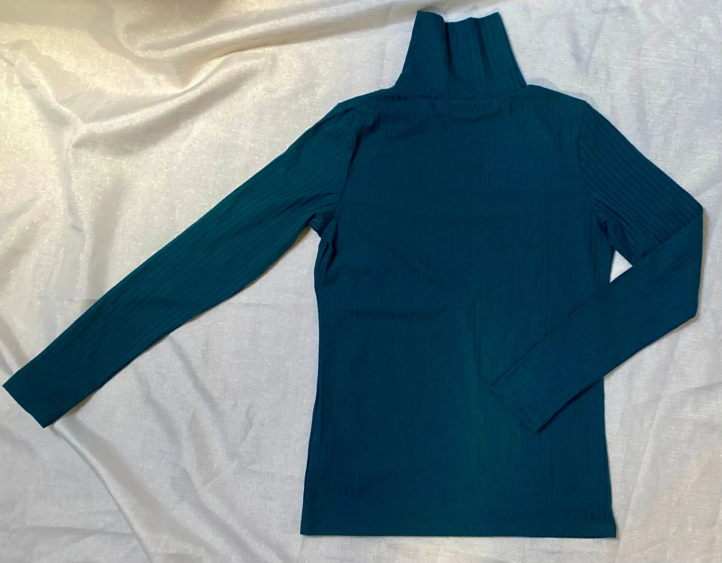 Col Roulé Femme Gémo - Taille S, Manches Longues, Bleu Canard gémo