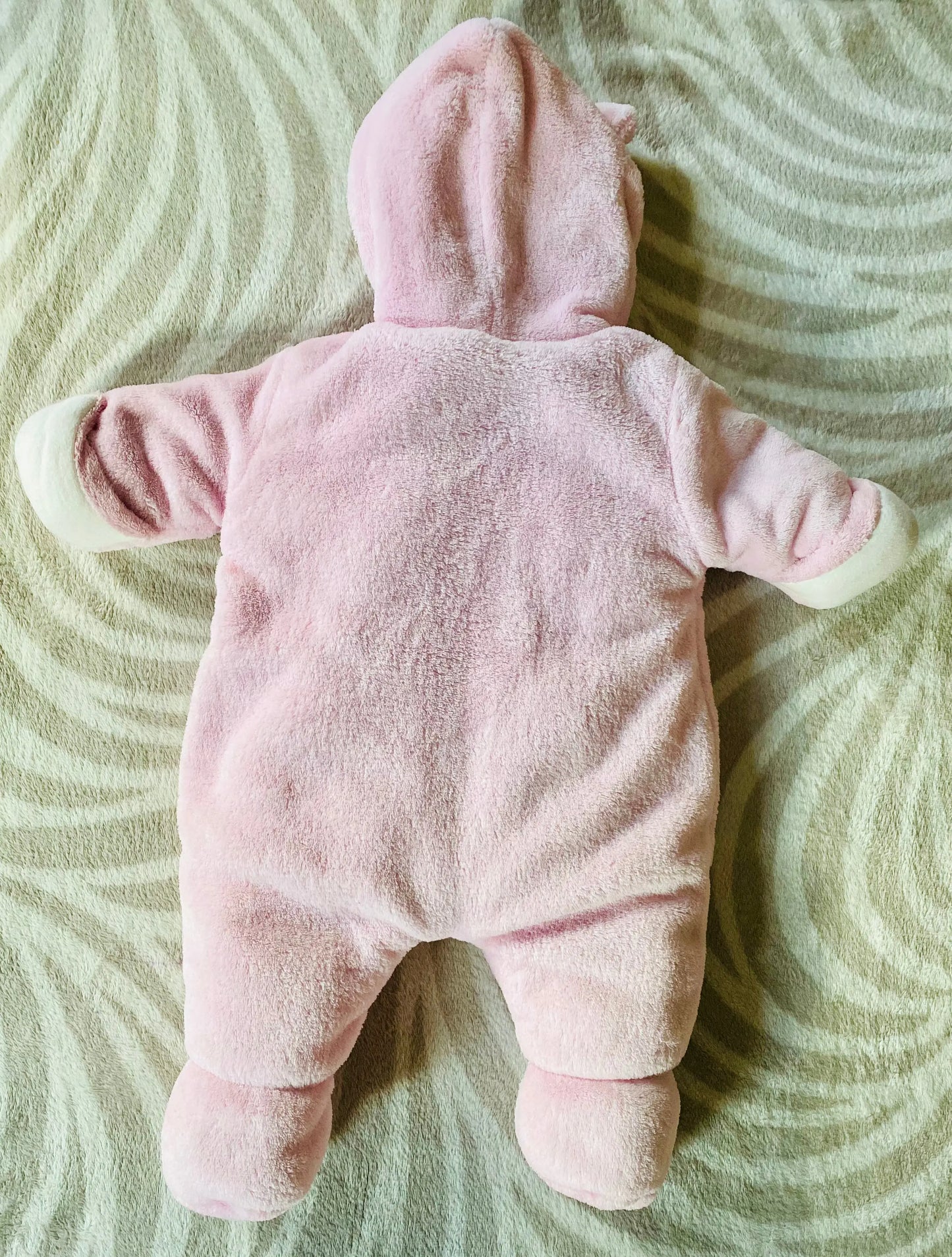 Combinaison Extérieure Polaire Bébé Fille avec Capuche Chat - Taille 1 Mois - La Halle la halle