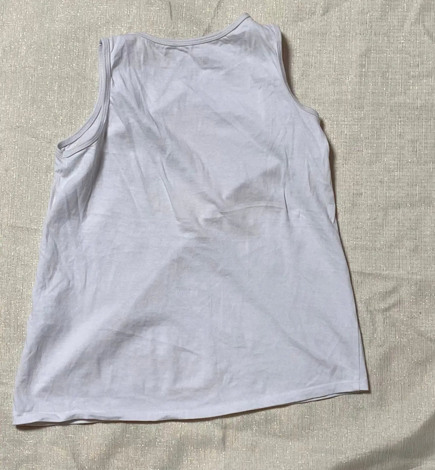 Débardeur Fille Blanc avec Motif de Jus de Fruits, Taille 10 Ans (131-143 cm) - Marque In Extenso, Auchan in extenso