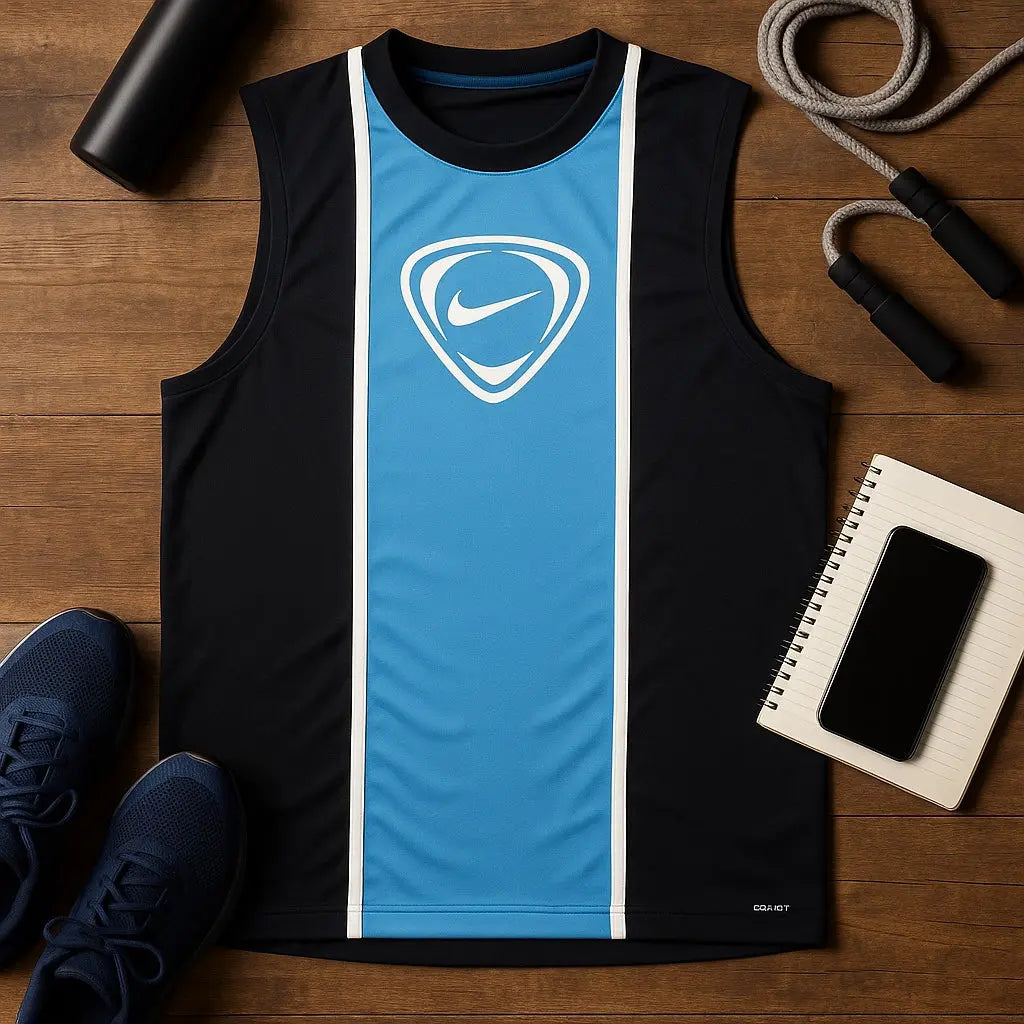 Débardeur Homme Nike - Taille S, Style Basket, Noir et Bleu nike