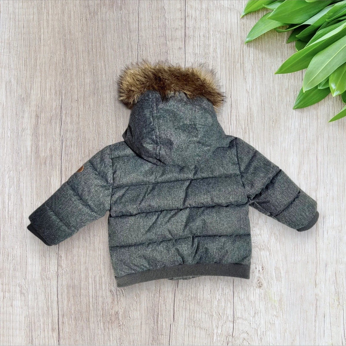 Doudoune Grise Creeks pour Bébé Garçon, Taille 12 Mois - Parfaite pour l'Hiver ! creeks