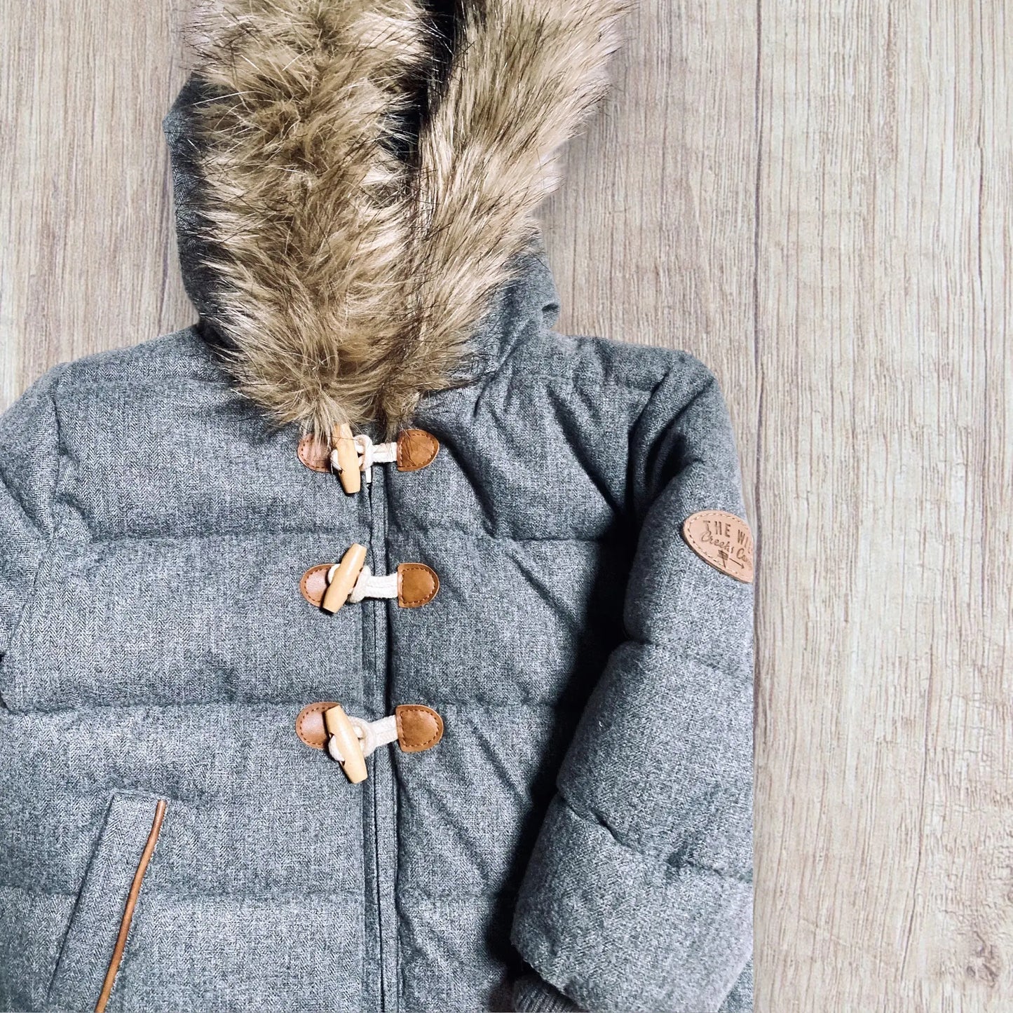 Doudoune Grise Creeks pour Bébé Garçon, Taille 12 Mois - Parfaite pour l'Hiver ! creeks