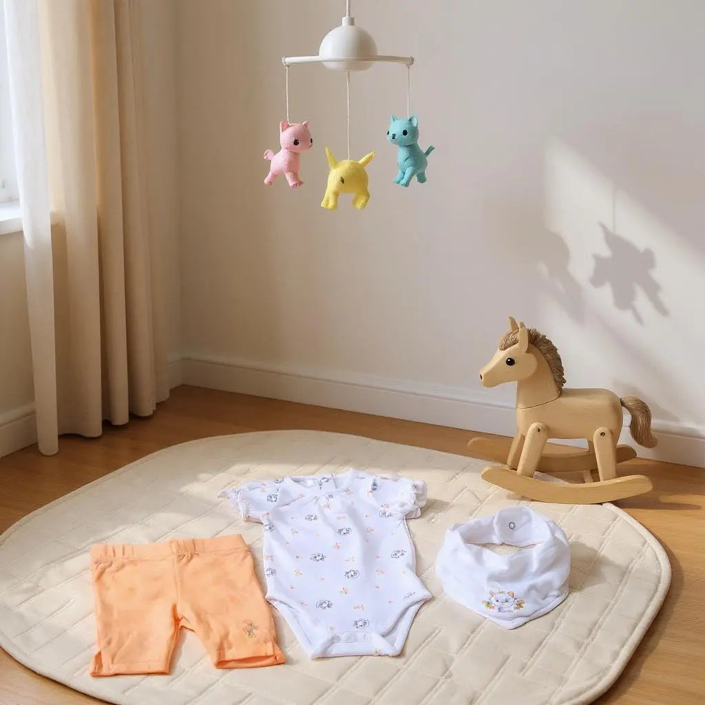 Ensemble 3 pièces bébé fille Disney Baby 3 mois – Marie Aristochats – body, legging corail et bavoir