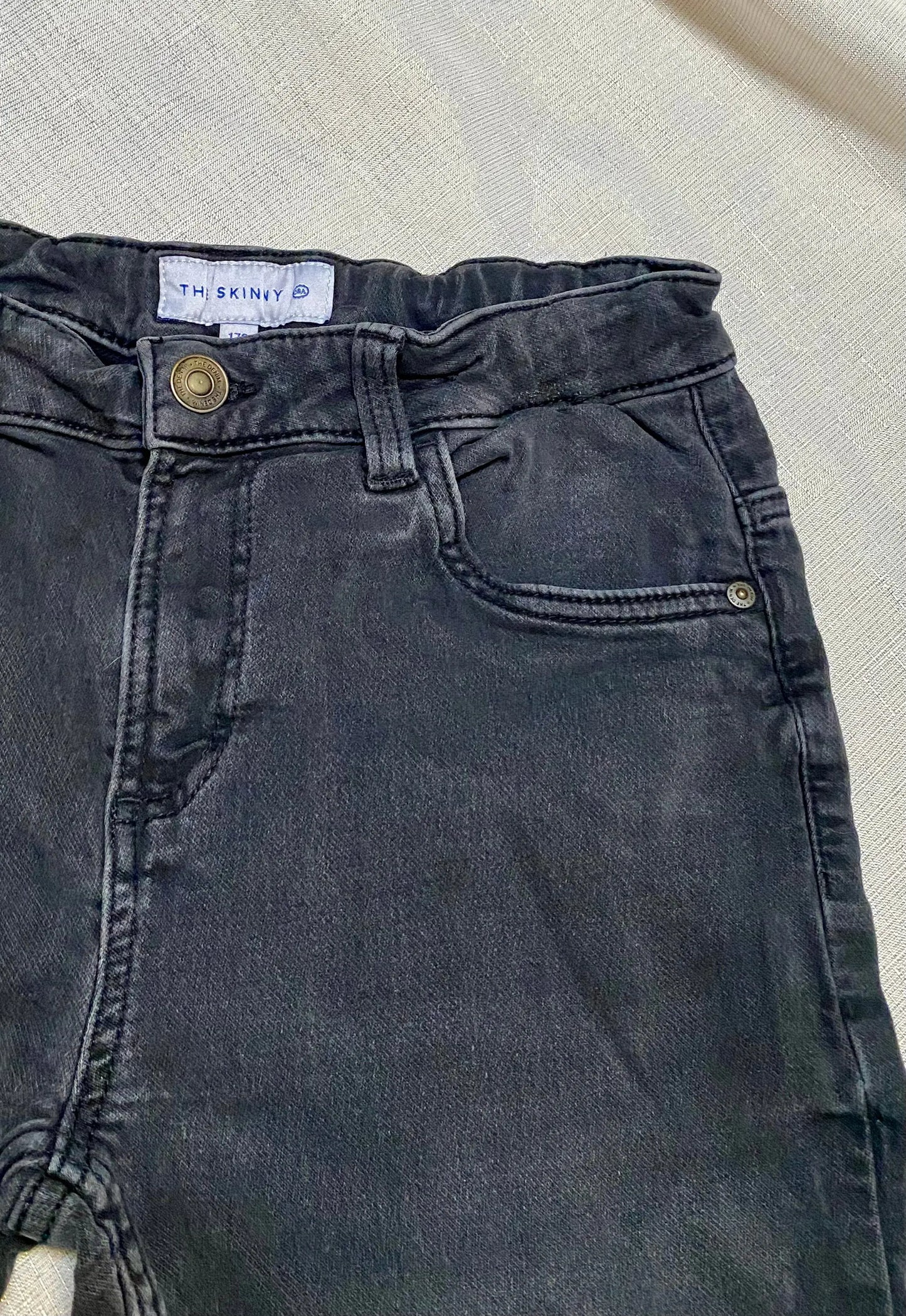 Jean Homme C&A Taille S - Skinny Gris Foncé C&A