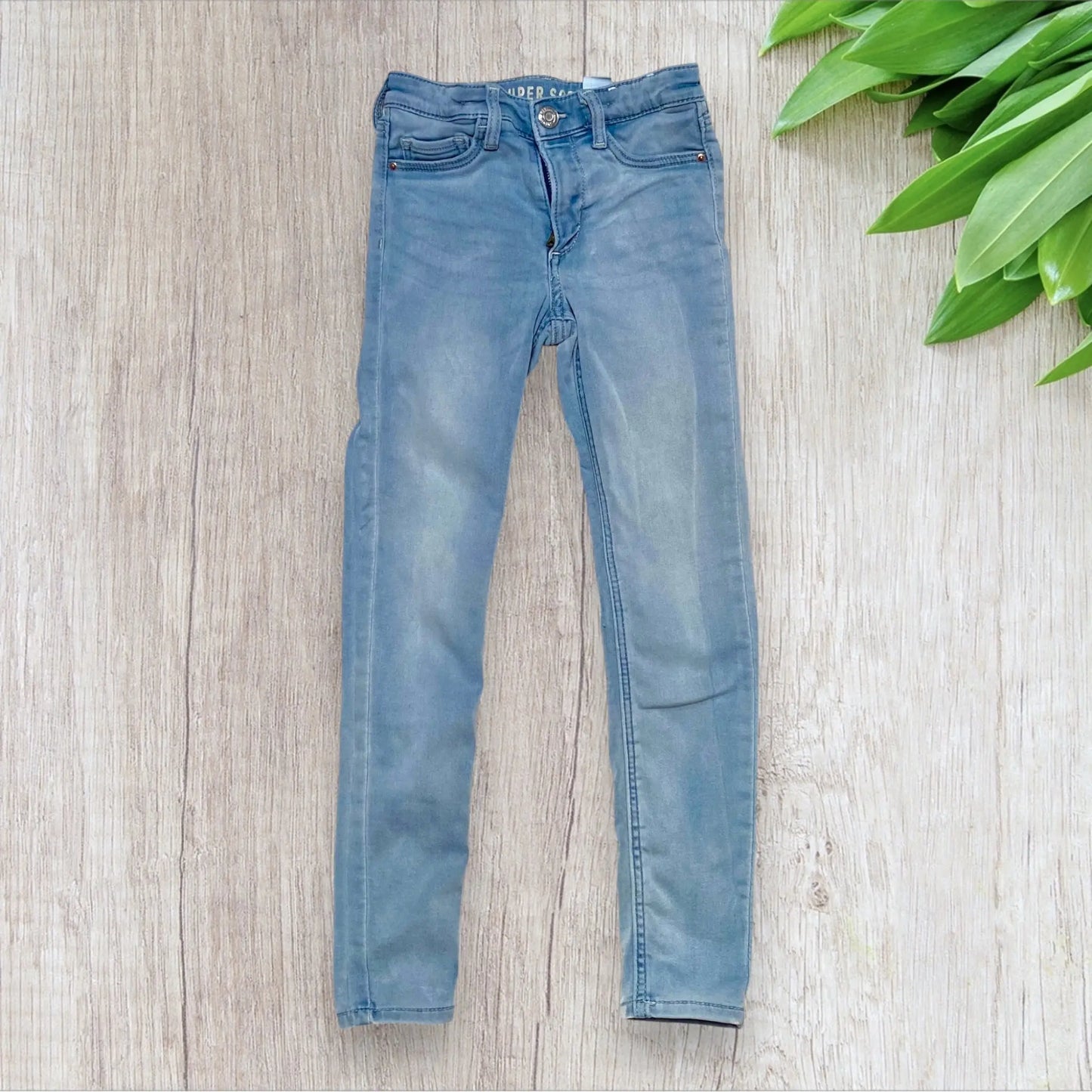 Jean Skinny Clair Délavé - Fille 6 ans la petite friperie