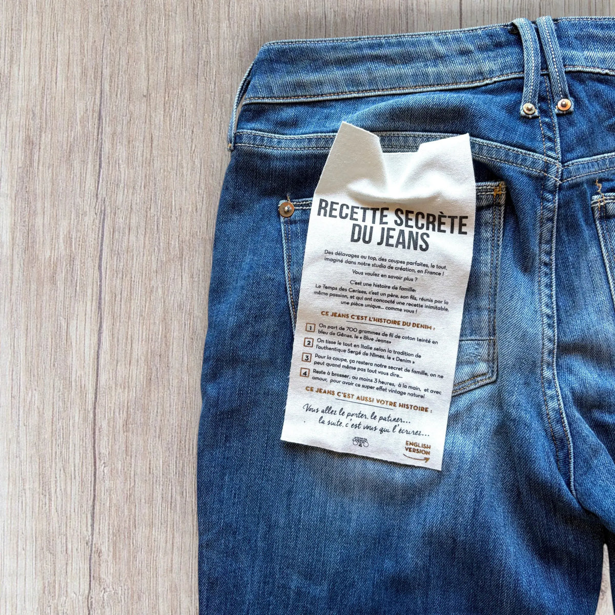 Jean femme Le Temps des Cerises taille 34 bleu slim effet délavé avec zips aux chevilles.