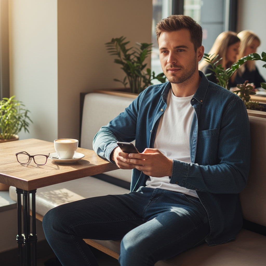 Jean homme Jules–Taille 40–Slim–Bleu marine jules