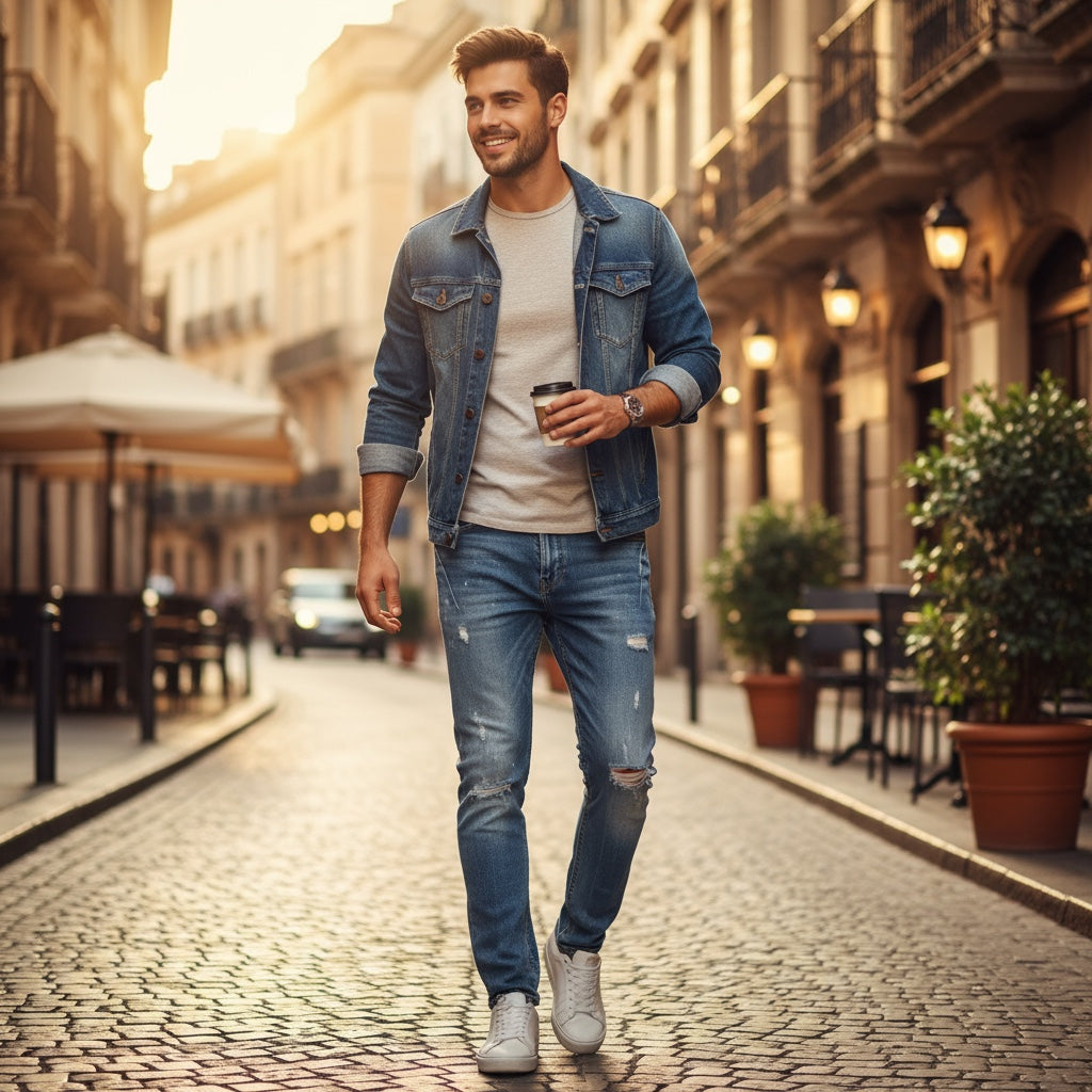 Jean homme Zara – Taille 44 – Effet destroy zara