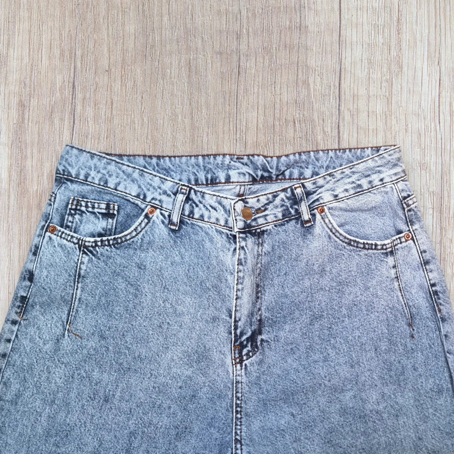 Jean mom Shein femme taille 42 bleu clair très bon état