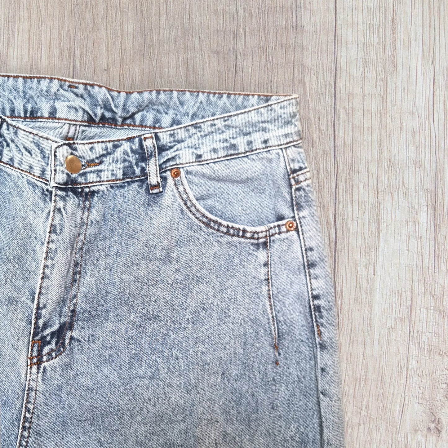 Jean mom Shein femme taille 42 bleu clair très bon état