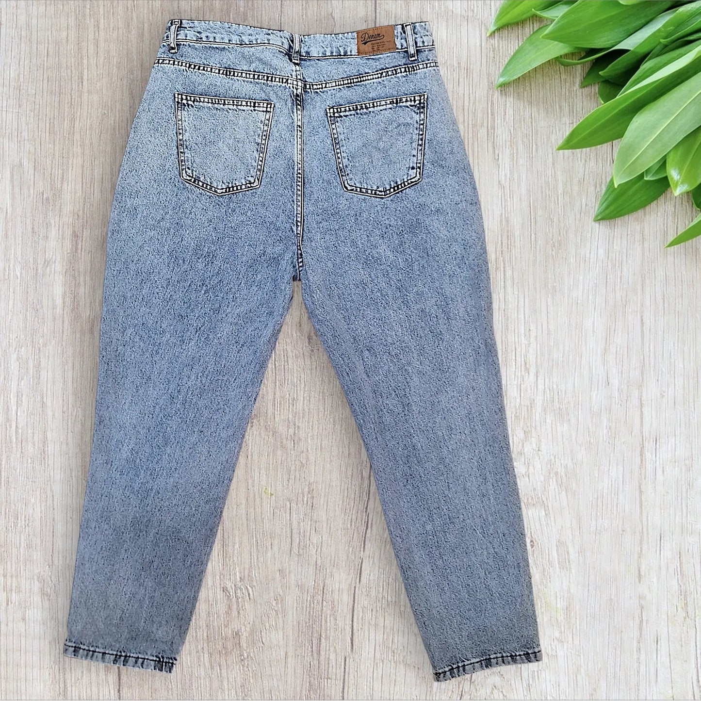 Jean mom Shein femme taille 42 bleu clair très bon état