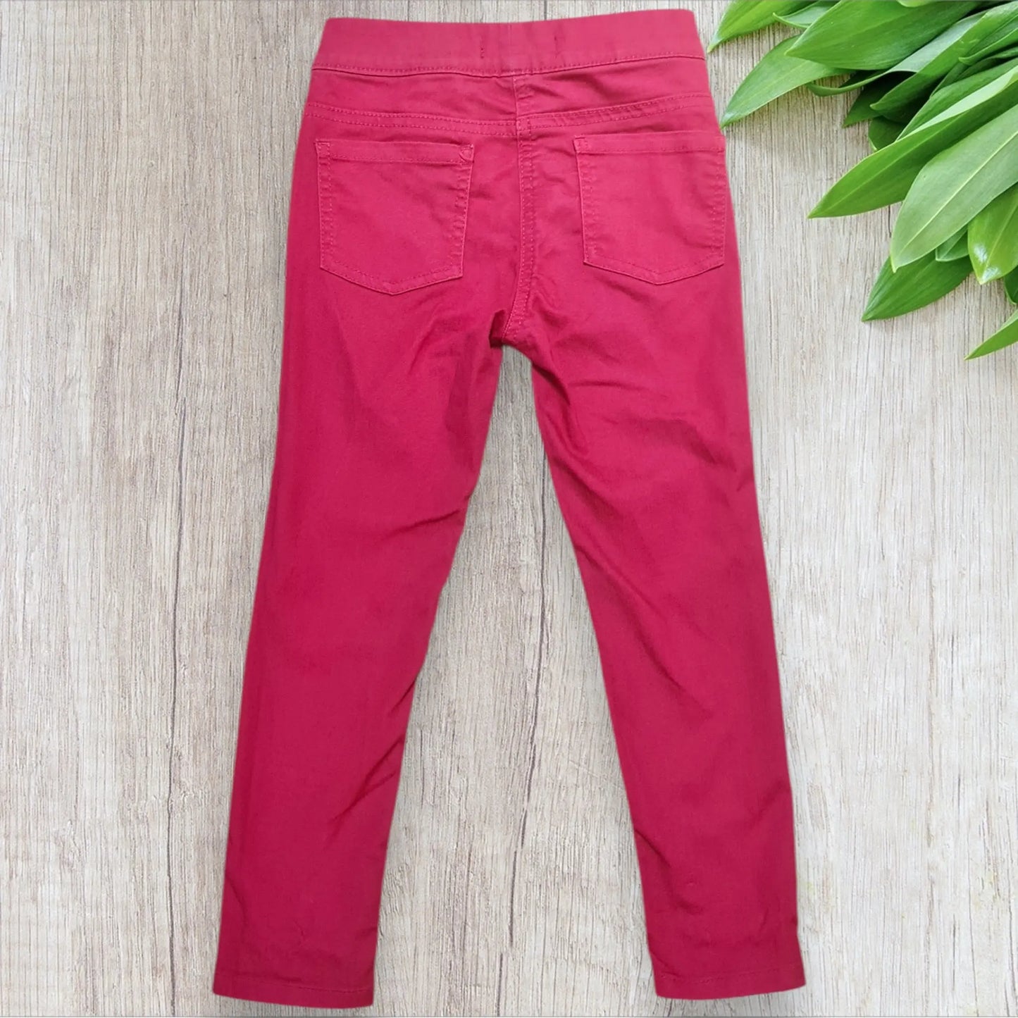 Jegging fille rose fuchsia Districenter en 6 ans avec poches arrière