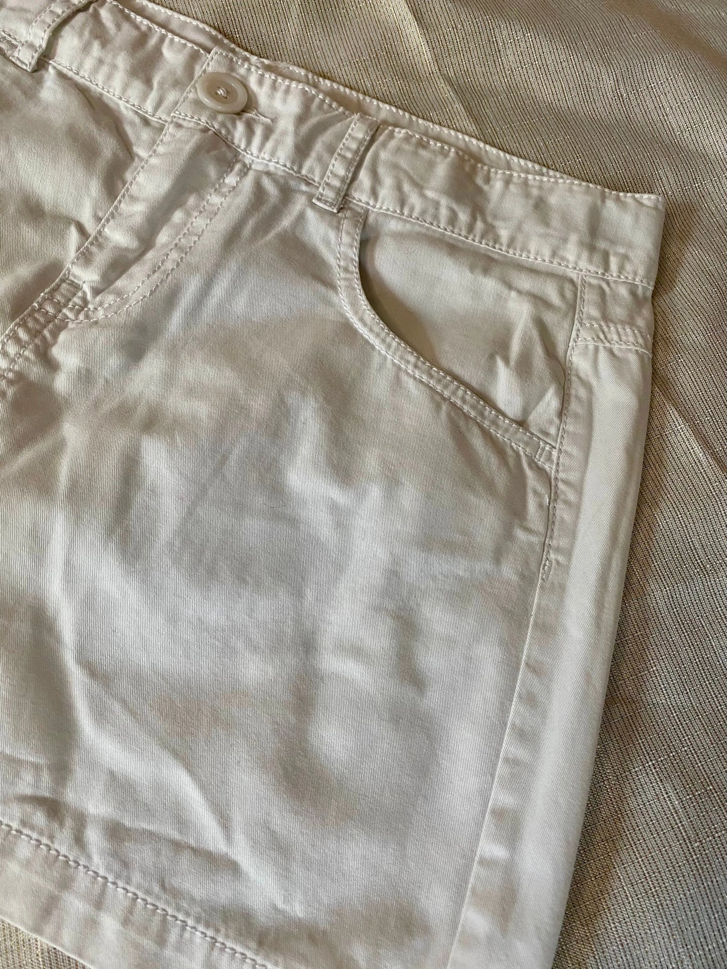 Jupe Courte Style Jean Blanche Fille 12 ans - Benetton Benetton