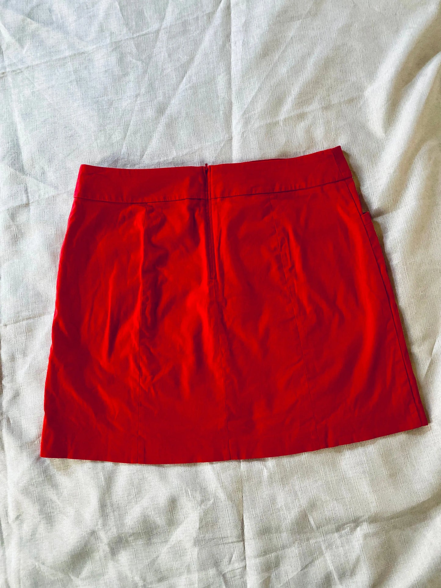 Jupe Crayon Courte Femme Taille 40 Rouge Camaïeu camaieu