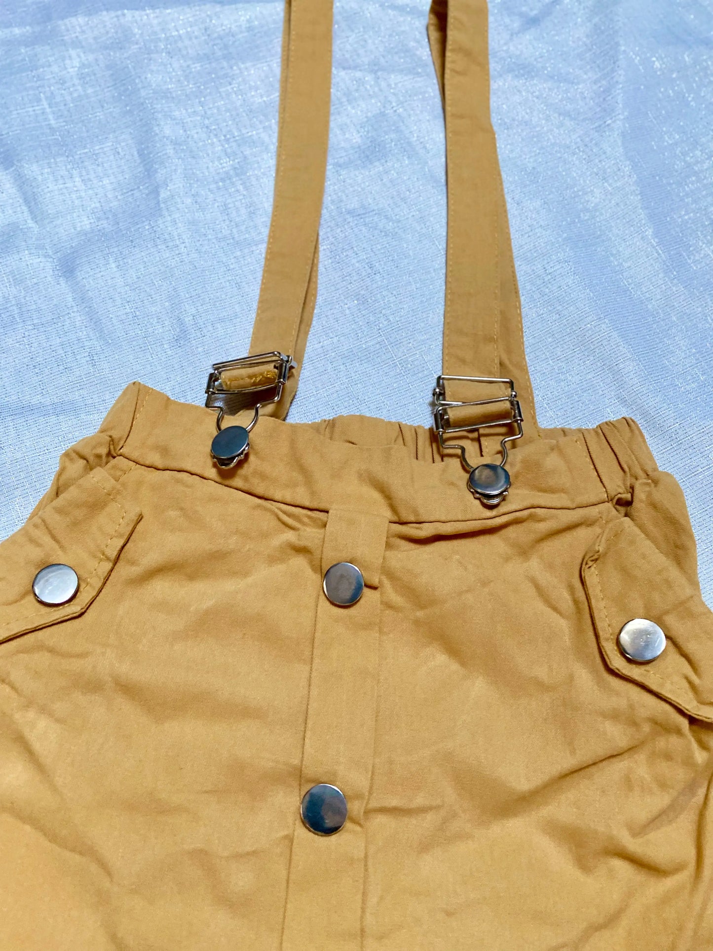 Jupe Short Jaune avec Bretelles Détachables - Fille 6 ans, Shein shein