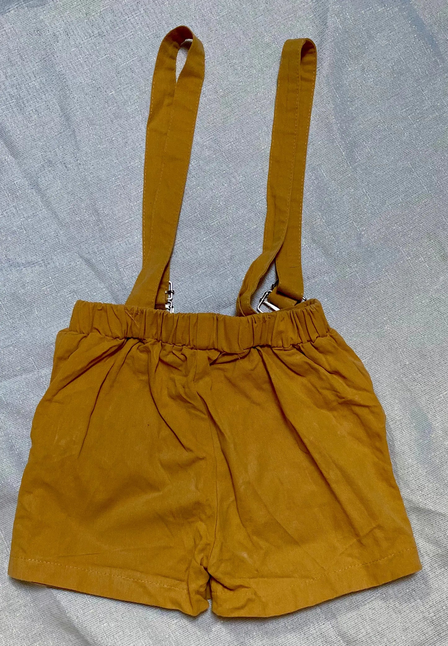 Jupe Short Jaune avec Bretelles Détachables - Fille 6 ans, Shein shein