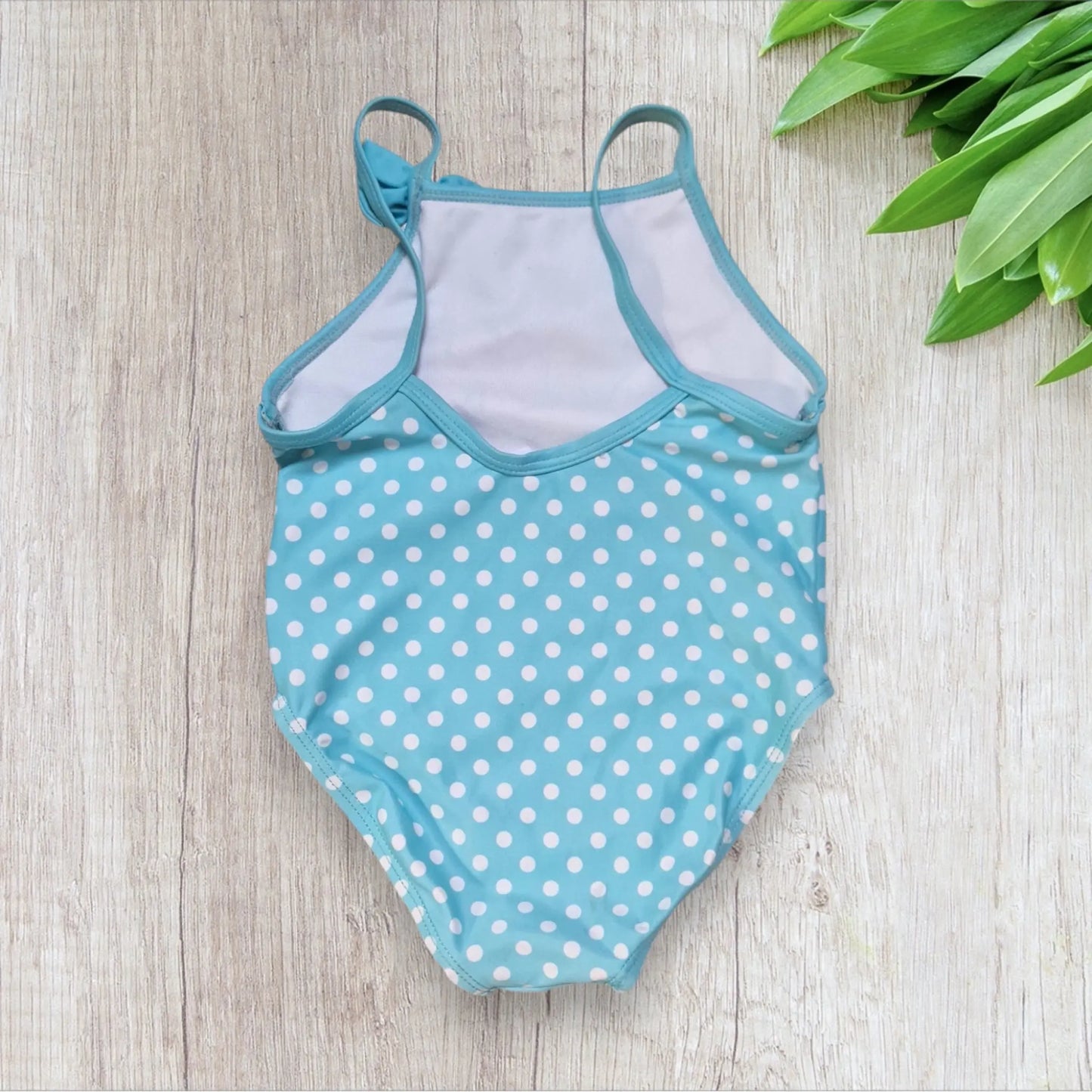 Maillot de bain bébé fille Disney 18 mois 1 pièce bleu ciel pois Marie Aristochats