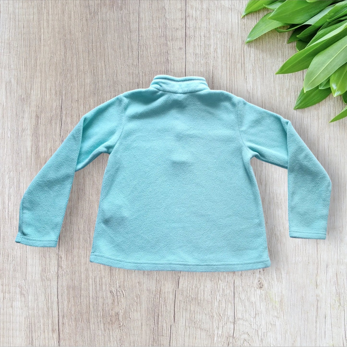 Polaire enfant Quechua 5-6 ans bleu turquoise et marine, très bon état