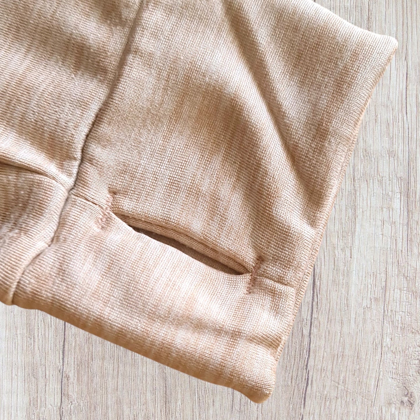 Polo d’équitation manches longues Femme 500 FOUGANZA – Rose pastel, taille 42, très bon état, manches avec trou pour le pouce