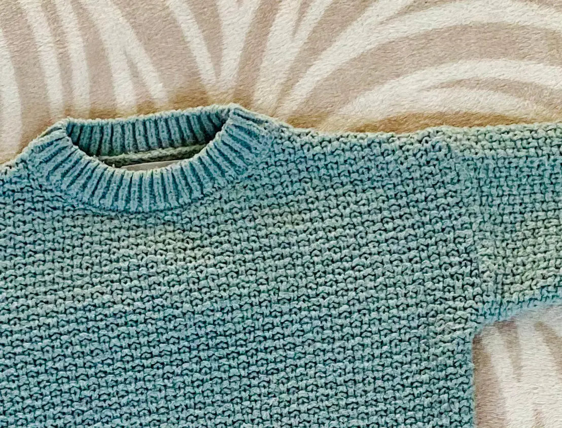 Pull Garçon en Maille vert menthe - Taille 4 Ans - Shein shein