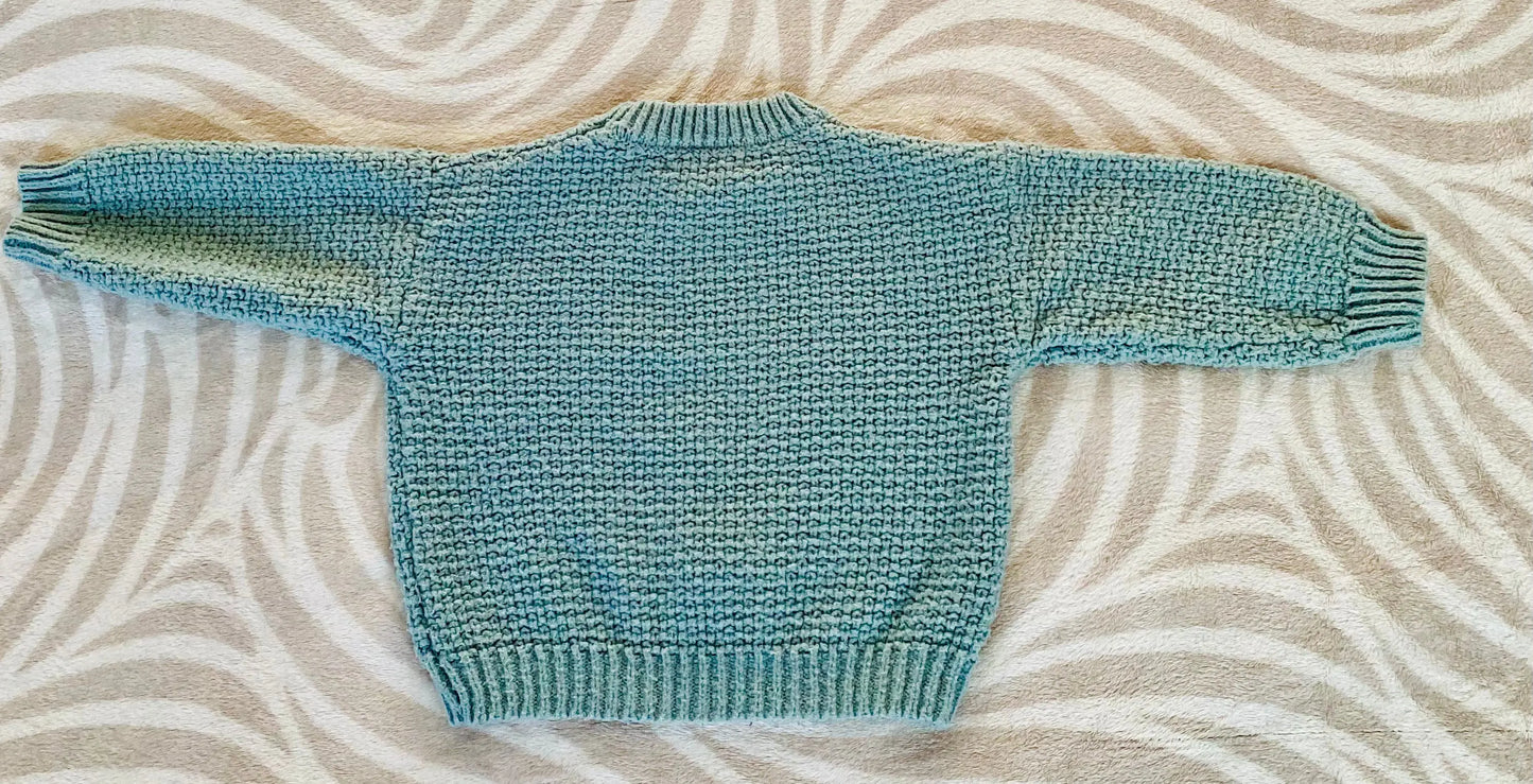 Pull Garçon en Maille vert menthe - Taille 4 Ans - Shein shein
