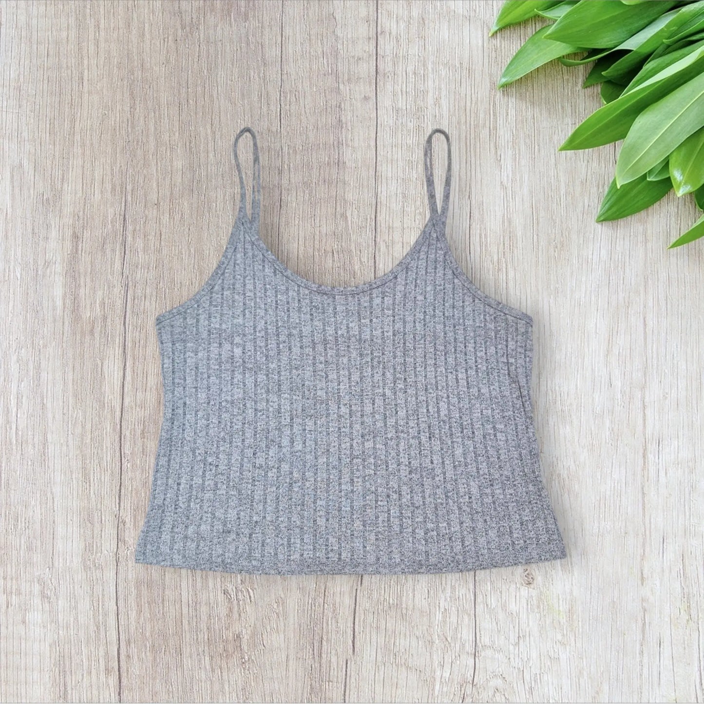 Pyjama 2 pièces femme Shein XL débardeur shorty gris ou bleu moucheté