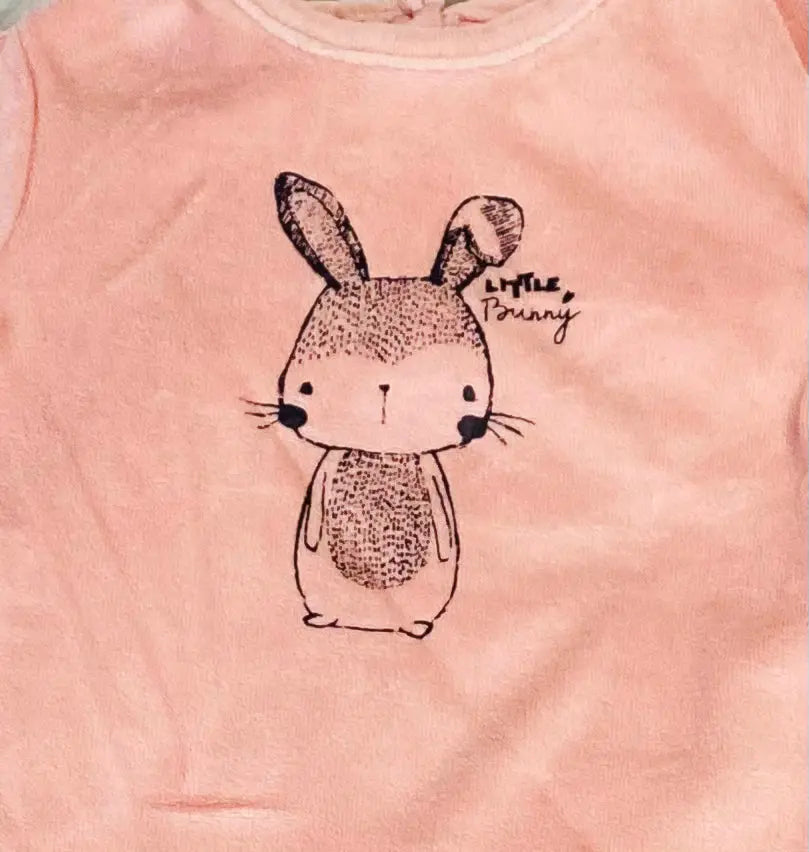 Pyjama Bébé Fille 6 Mois 2 Pièces en Polaire Rose Clair - Newco newco