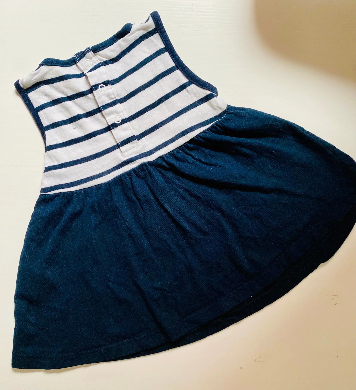 Robe Bébé Fille Marinière - Blanc et Bleu - 3 Mois - Kiabi kiabi