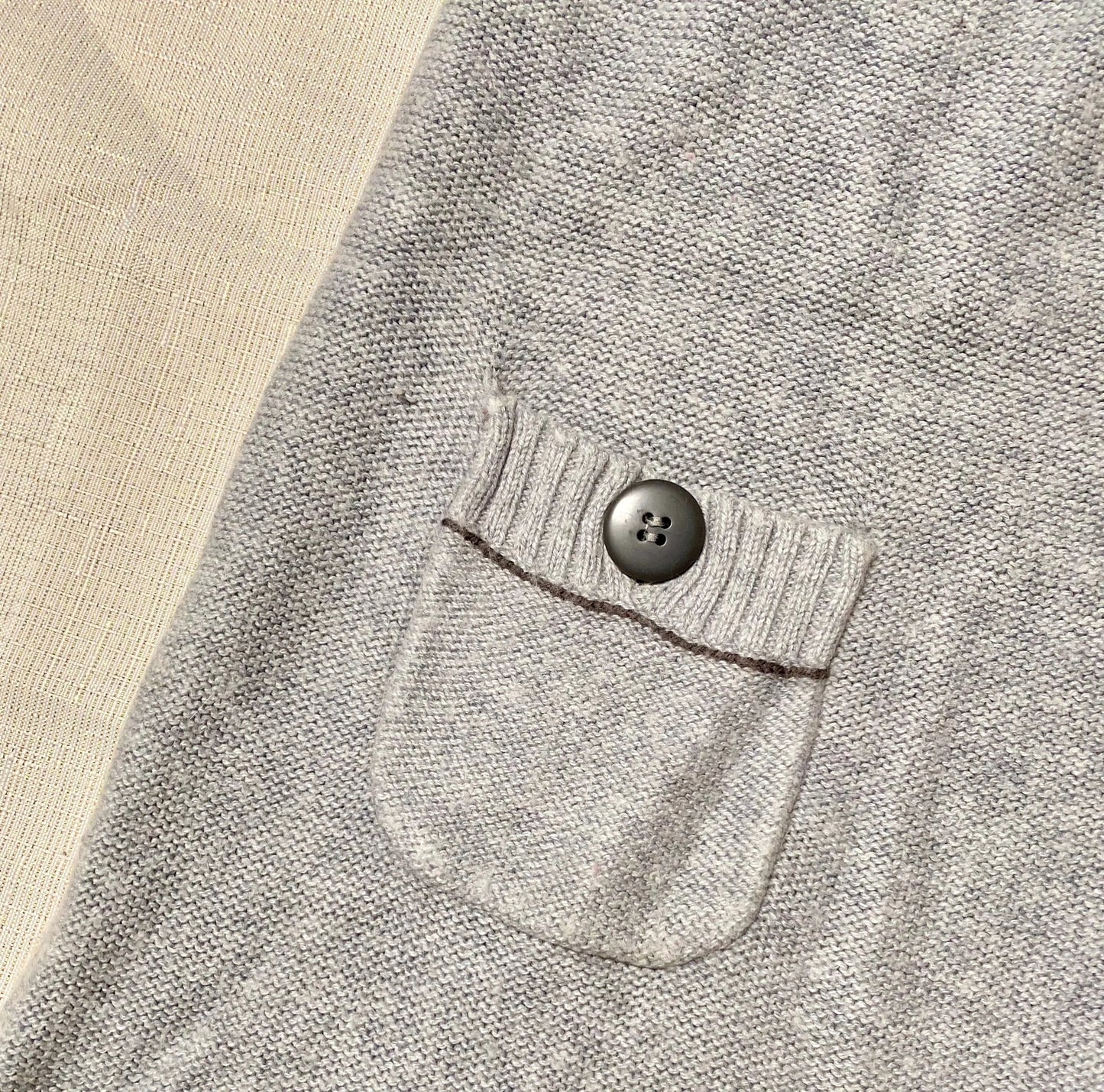 Robe Pull Débardeur Tricot 9-10 ans Tex Carrefour - Grise Clair tex