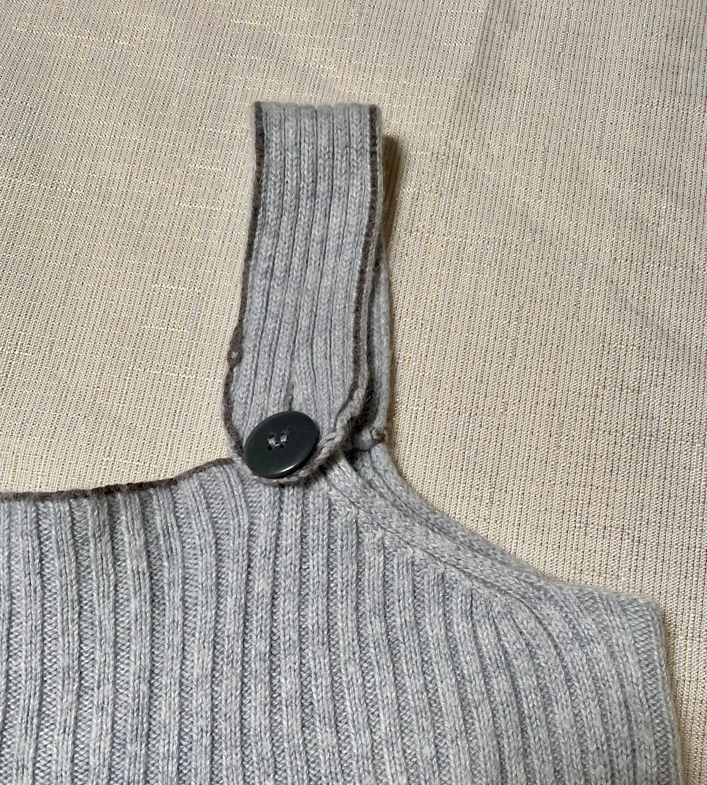 Robe Pull Débardeur Tricot 9-10 ans Tex Carrefour - Grise Clair tex