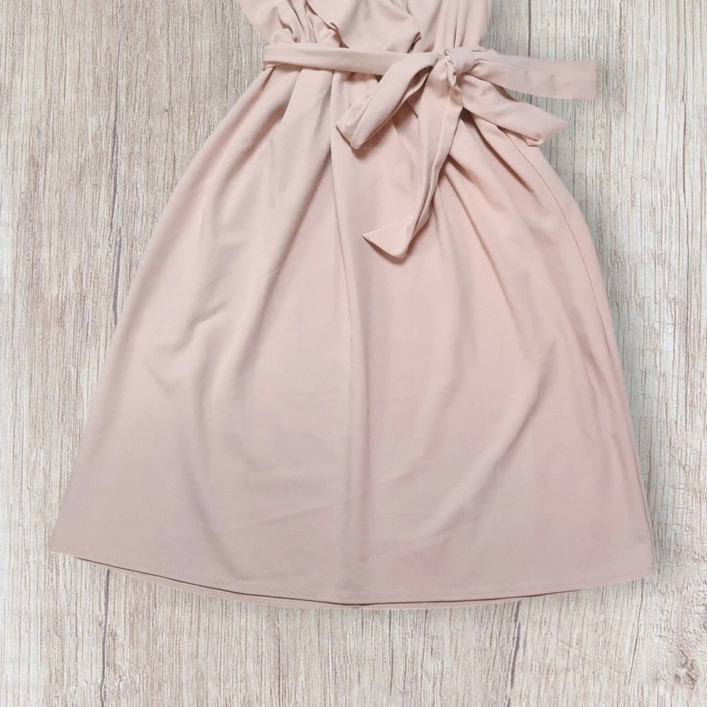 Robe rose pastel Boohoo femme taille 46 cache cœur ceinture
