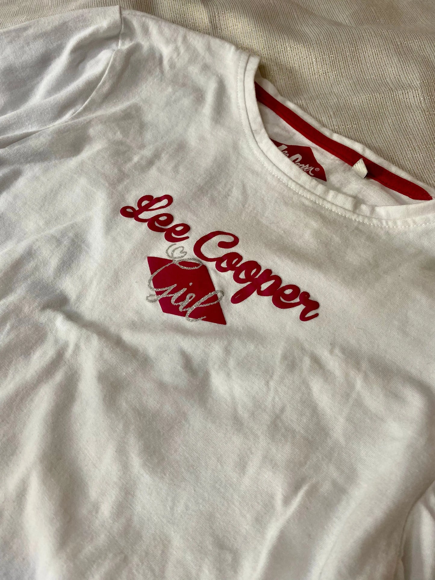 T-shirt Blanc à Manches Longues Fille 12 ans - Lee Cooper Lee Cooper