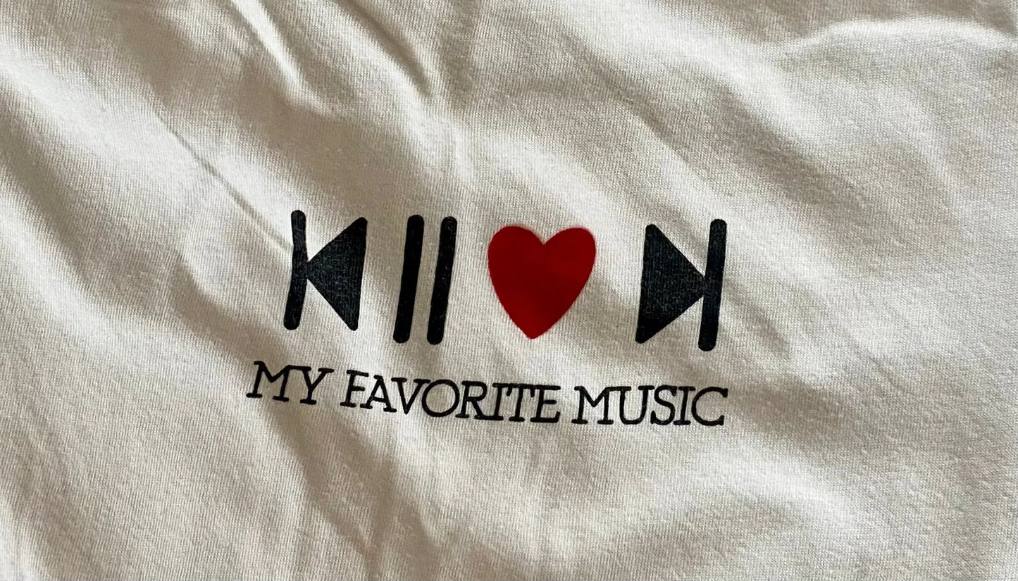 T-shirt Fille 12 ans Musique et Cœur - Districenter districenter