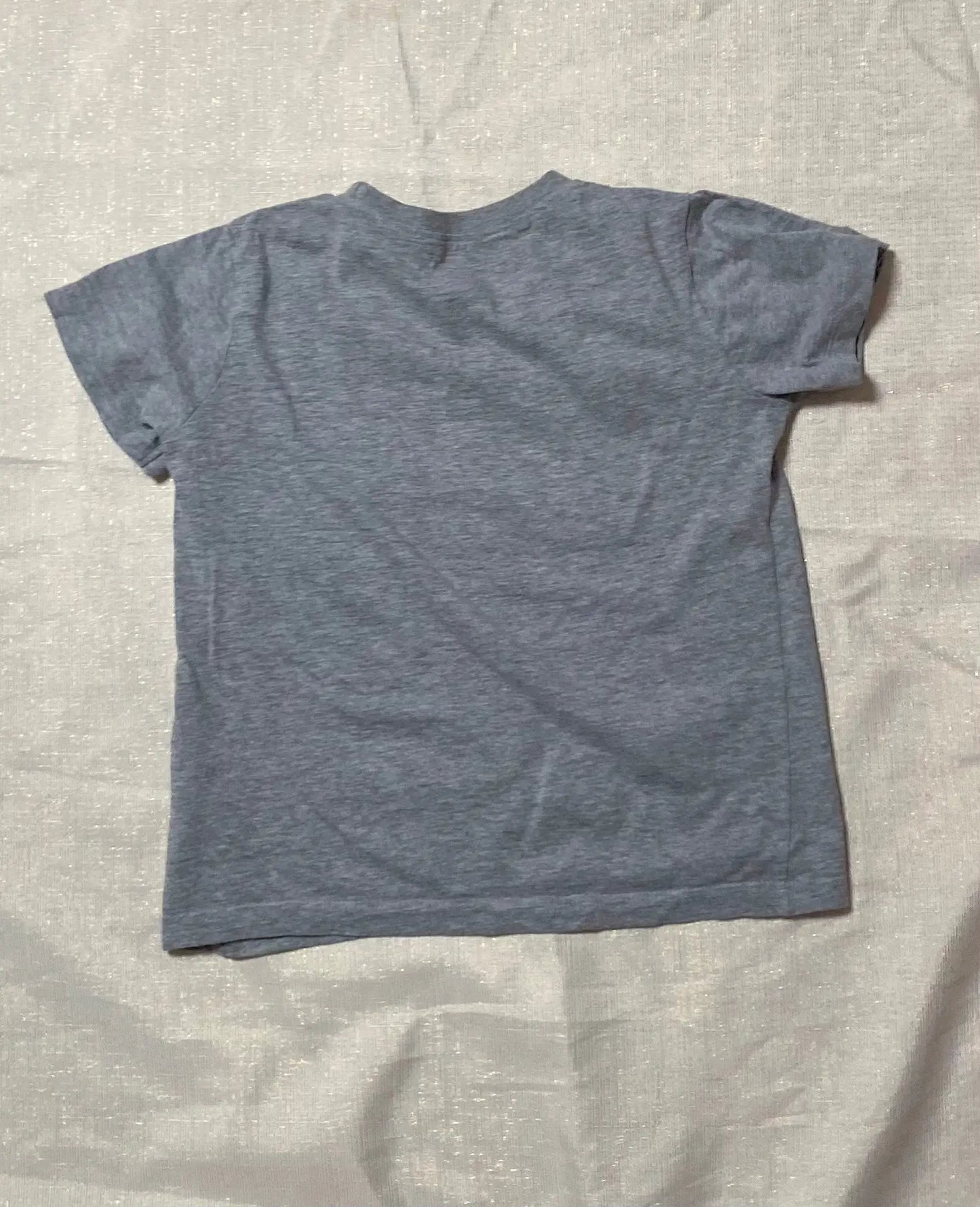 T-shirt Fille Gris Multicolore à Manches Courtes, Taille 10-11 Ans -Babou babou