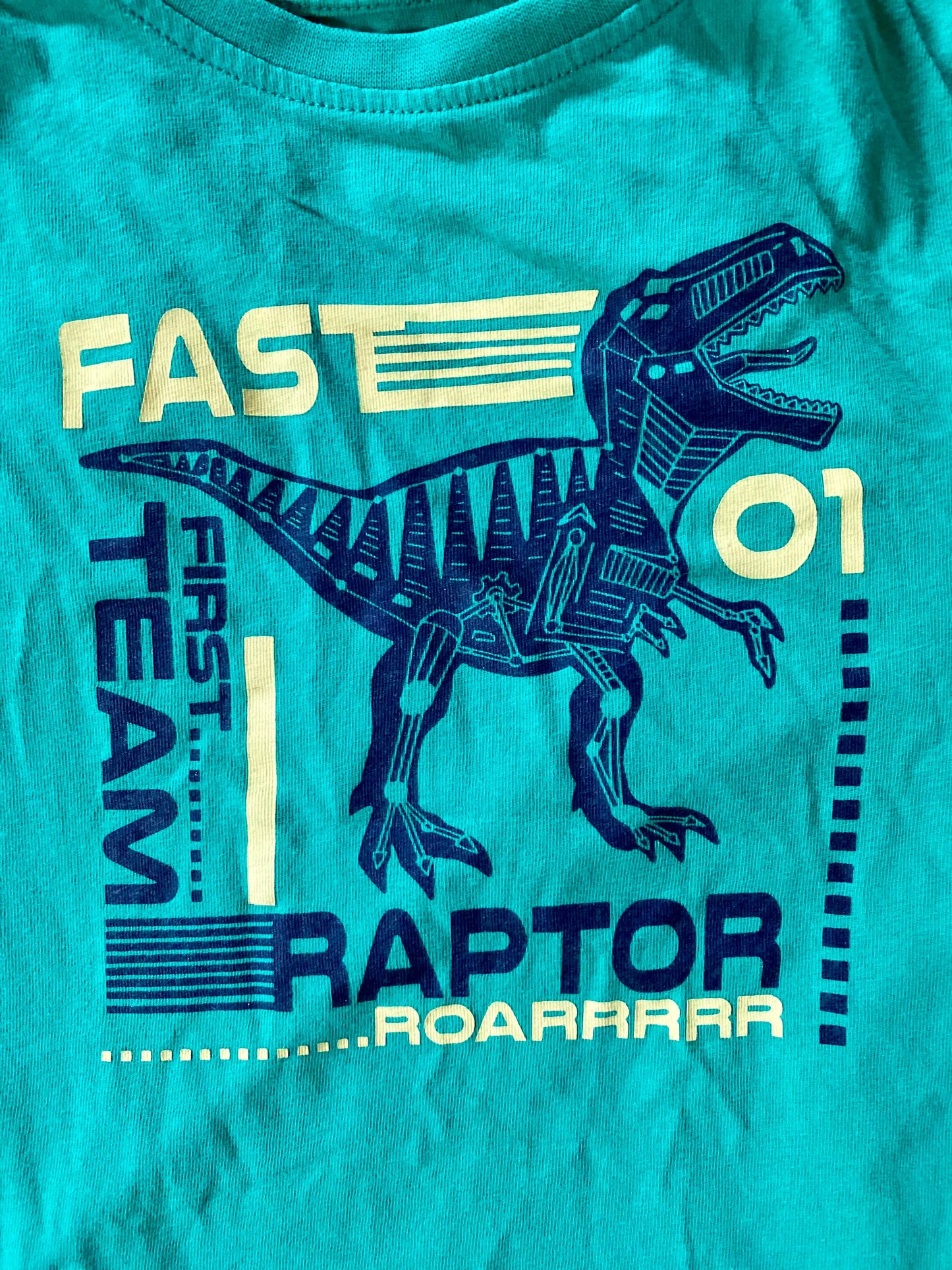 T-shirt Garçon Vert Dino - Inextenso - Taille 4 ans auchan