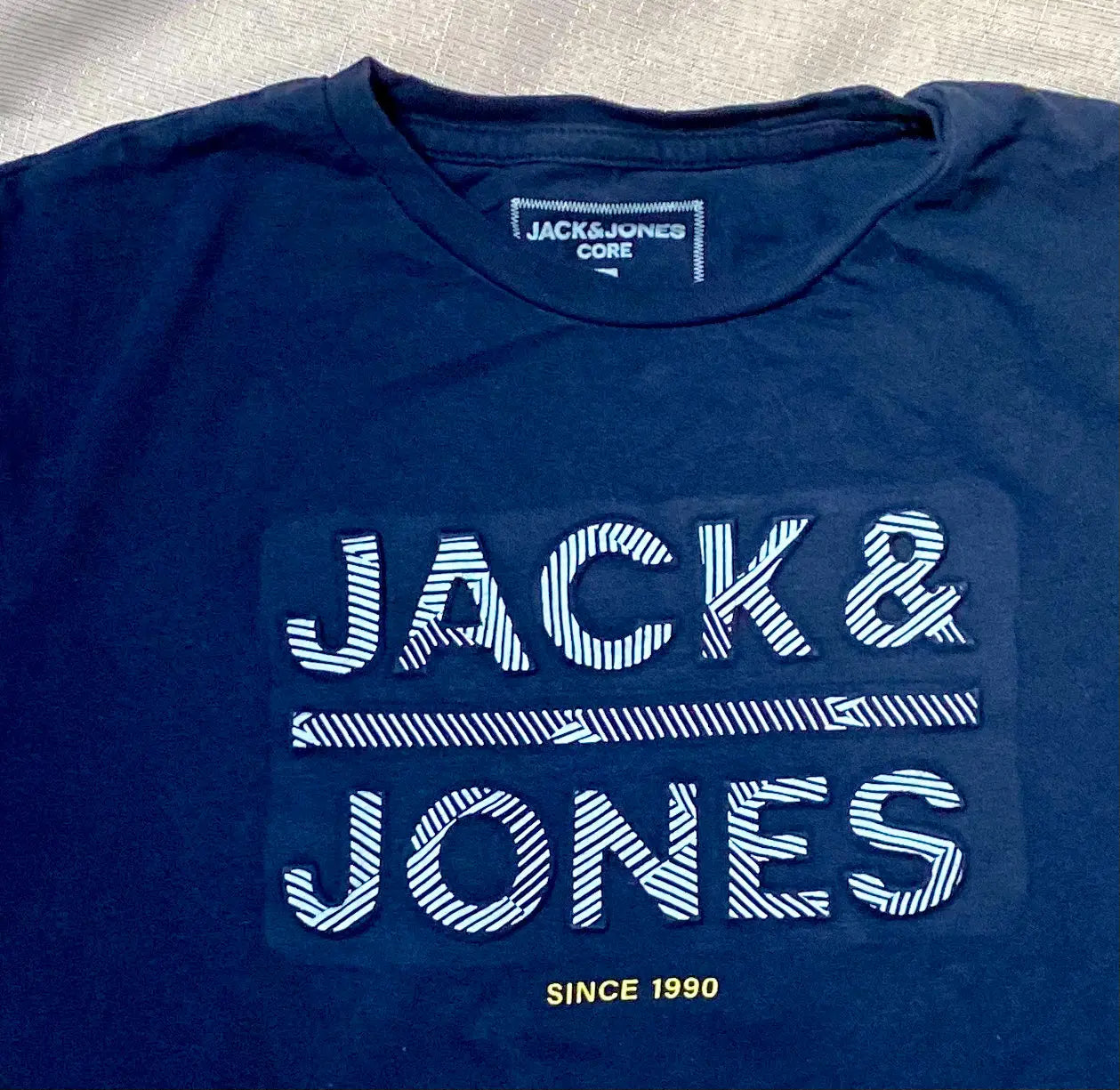 T-shirt Homme Jack & Jones Bleu Marine - Taille S jack&jones