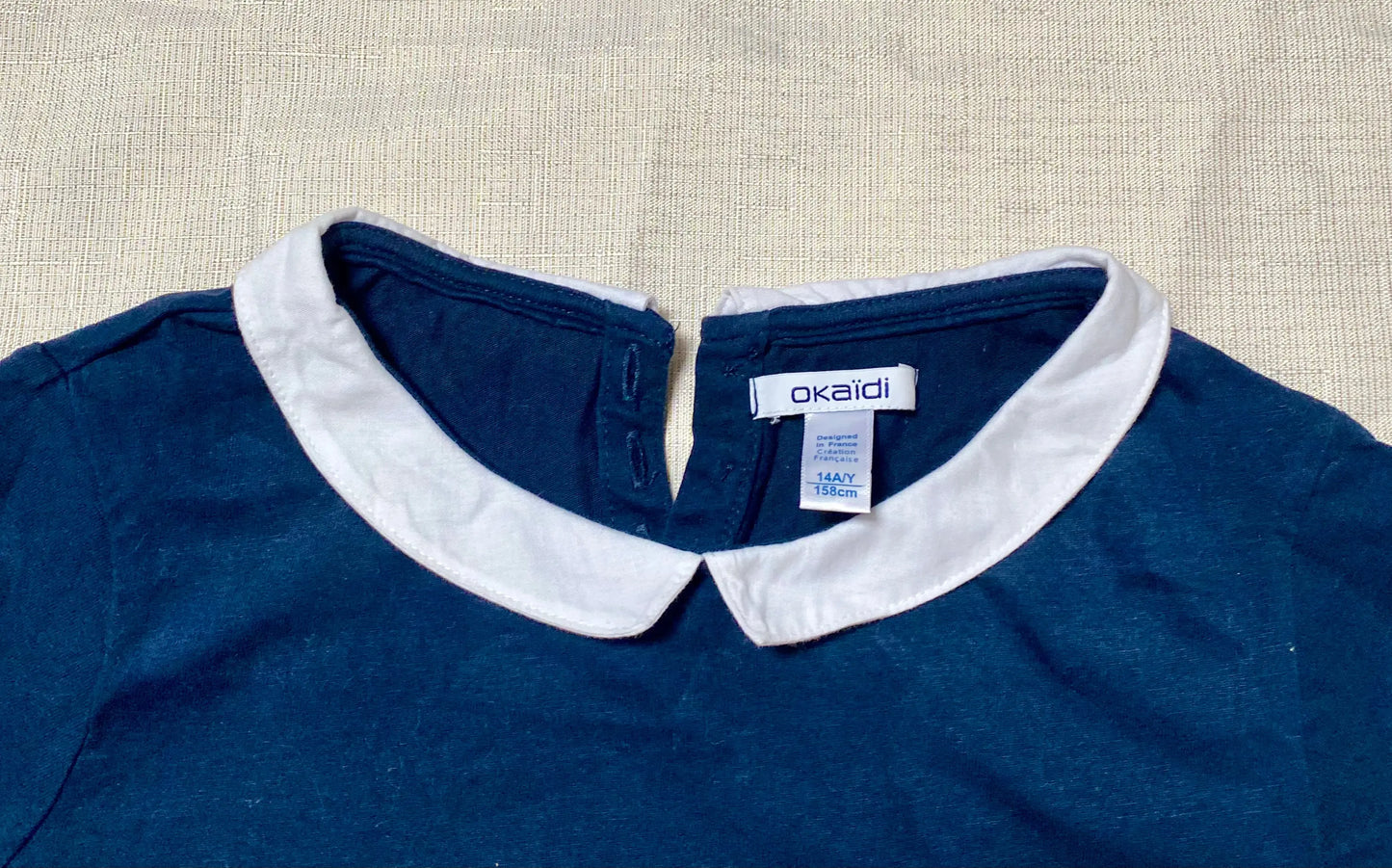 T-shirt Manches Longues Fille 14 ans Okaïdi - Col Claudine okaïdi
